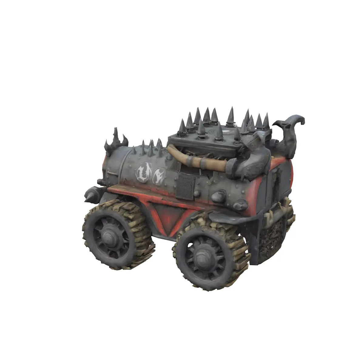 Orc Renforced War Armored Ultra medieval Vehicle Realistic 3D model