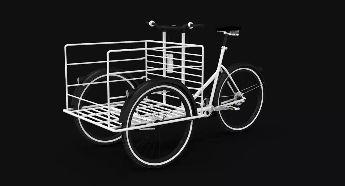 FKV Cargo Bicycle 3D model