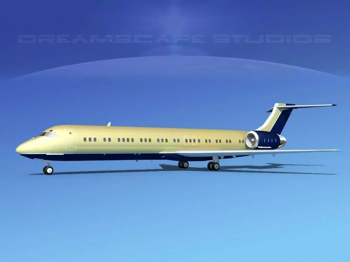 McDonnell Douglas MD-87 Corporate 4 3D model