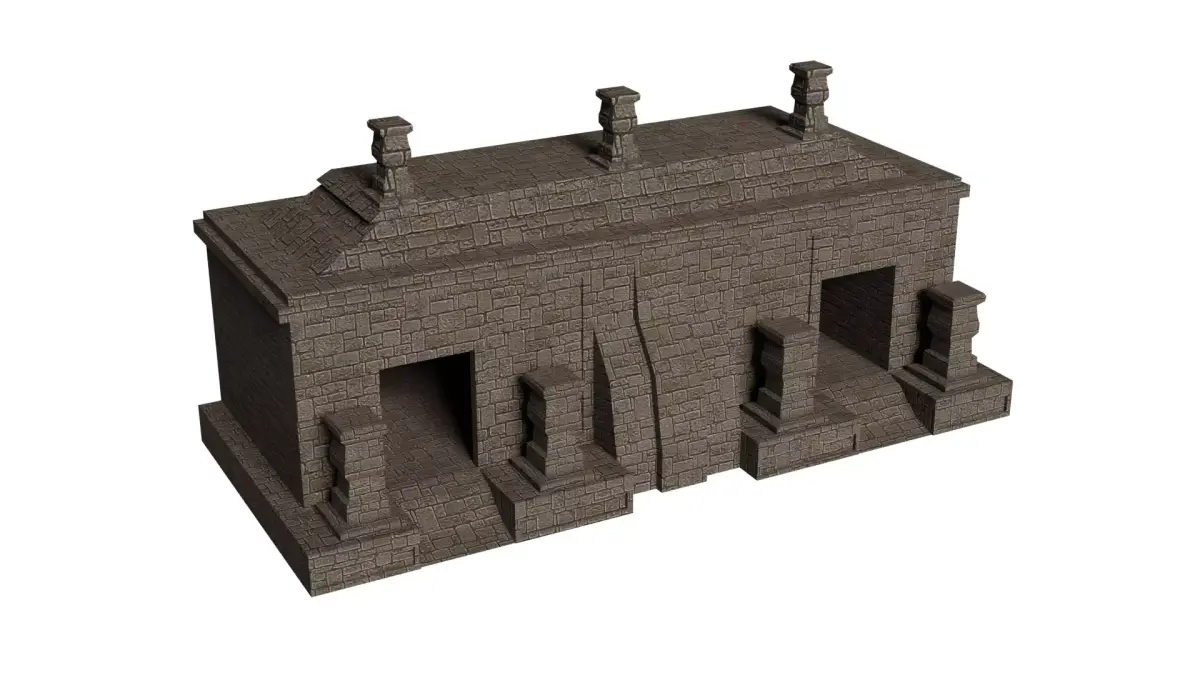 Mayan Temple Low-poly 3D model