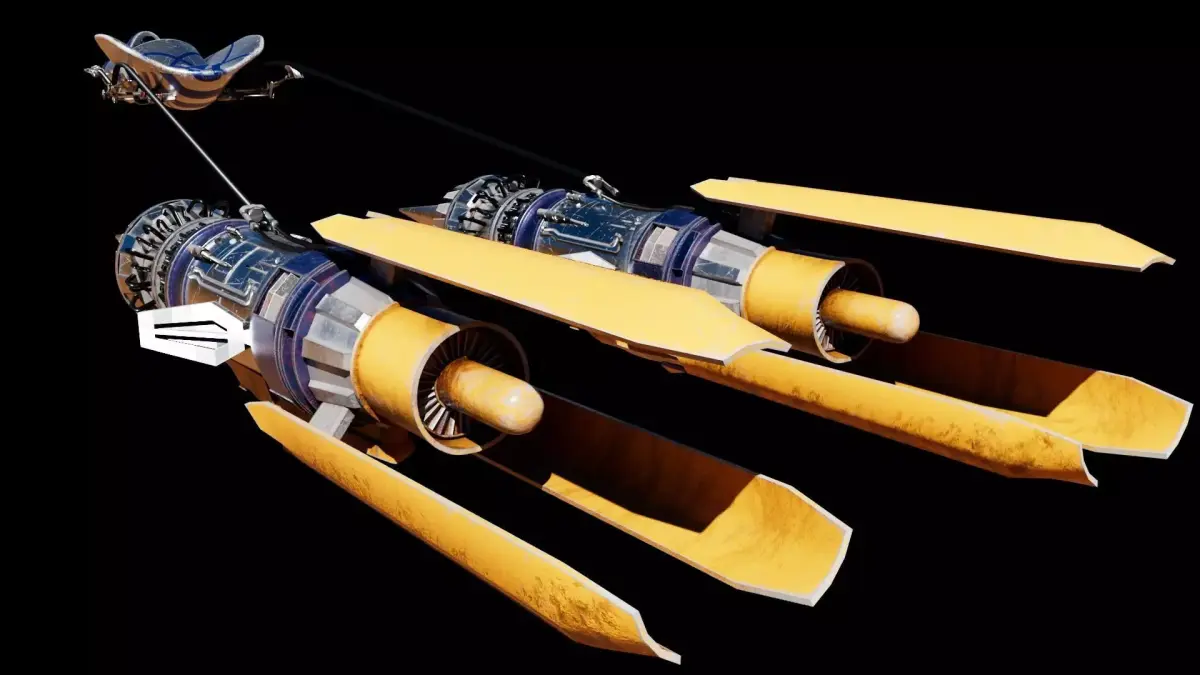 Anakin Skywalker Podracer 3D model