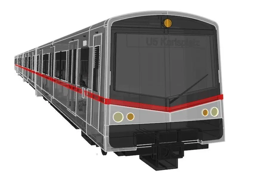 Metro Vienna - Wiener Linien 3D model