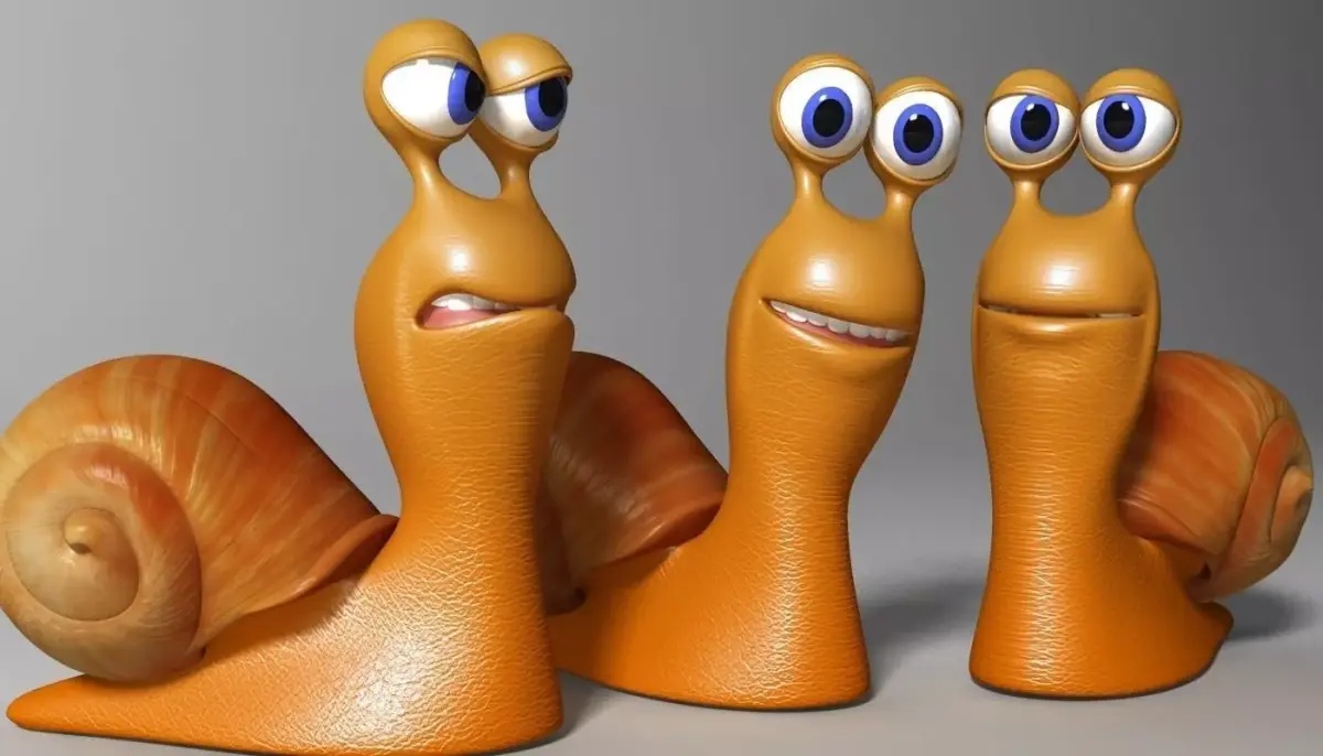 Cartoon Snail Rigged and print ready  Low-poly 3D model