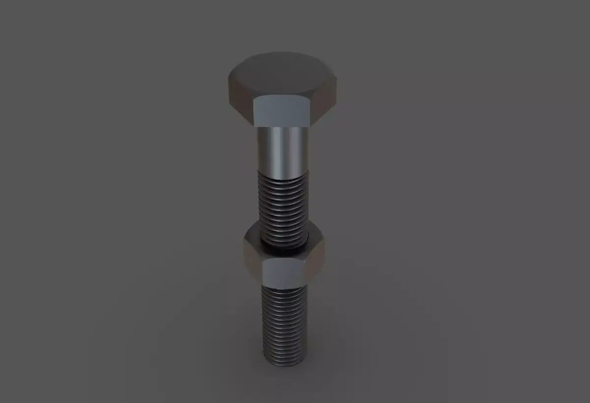 Nut Bolt 3D print model