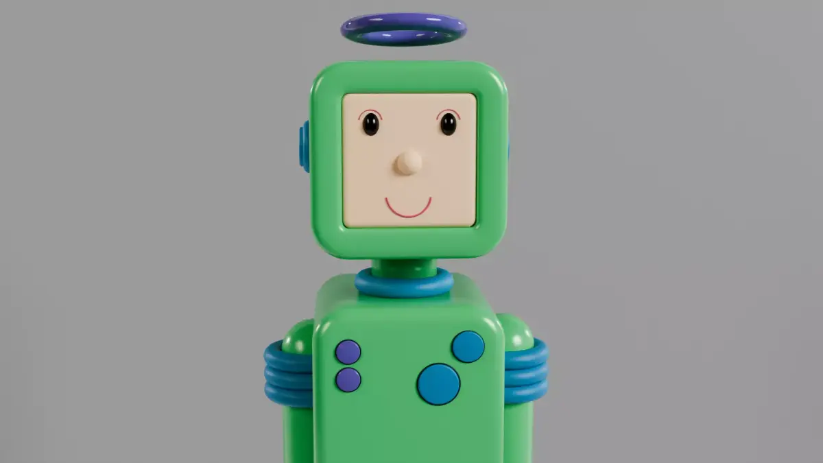 Simply robot 3D model