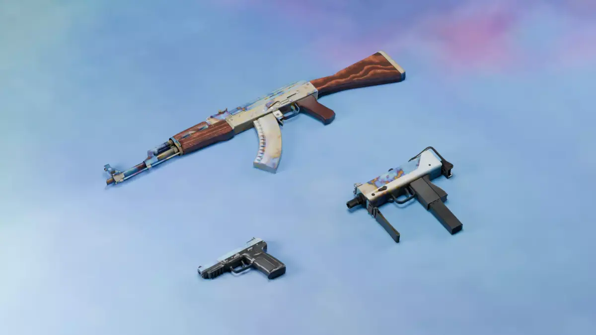 CS2 Case Hardened Collection 3D model