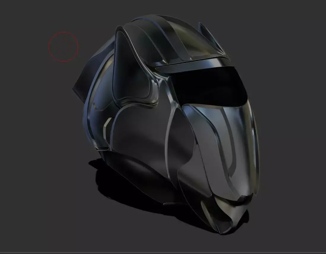Sci-fi Sport Helmet 3D model