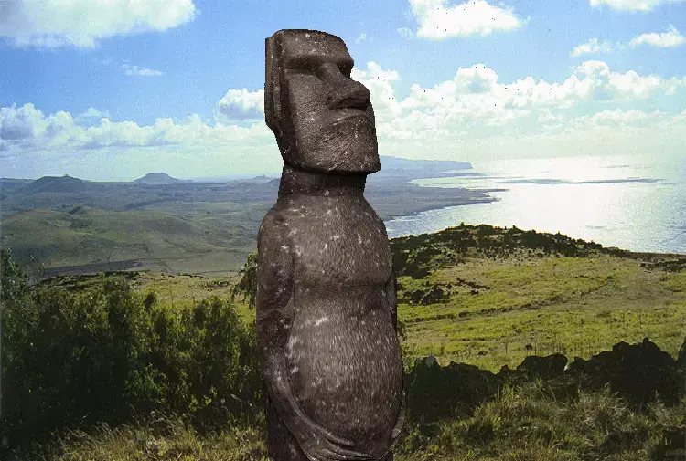 Easter Island Moai Statue High Poly 3D model