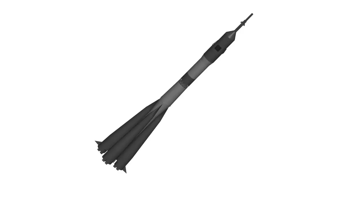 Soyuz rocket 3D model