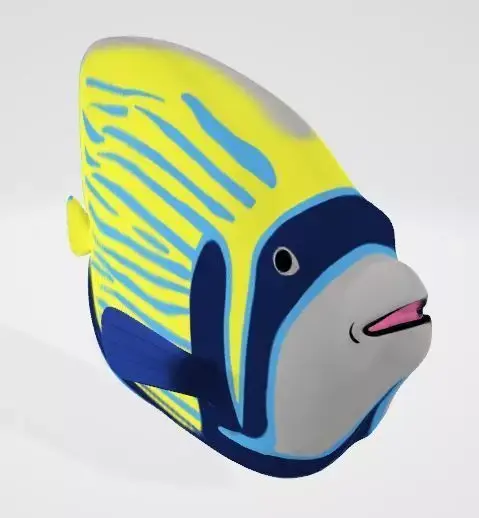 Angel Fish RJ 3D model