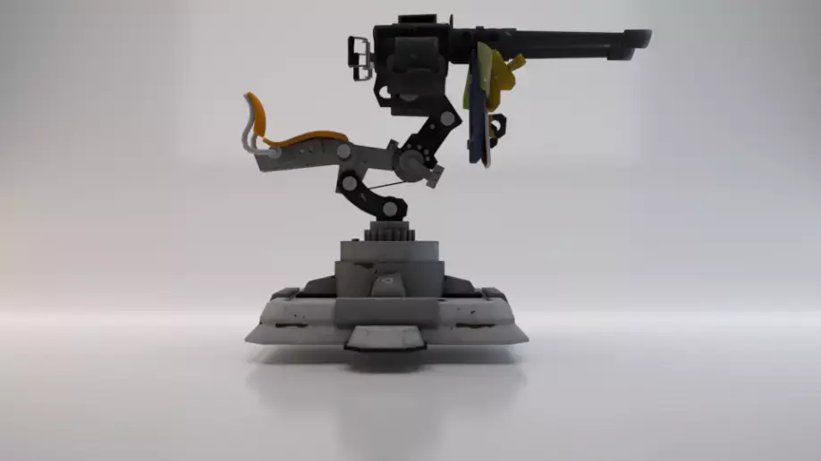 Turret Low-poly 3D model buy