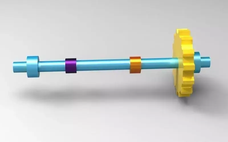 camshaft toy gear Free 3D model