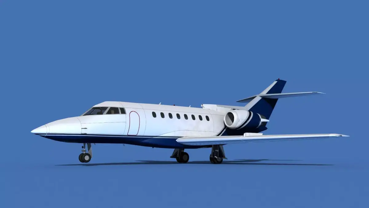 Hawker Siddley 1000 V13 3D model