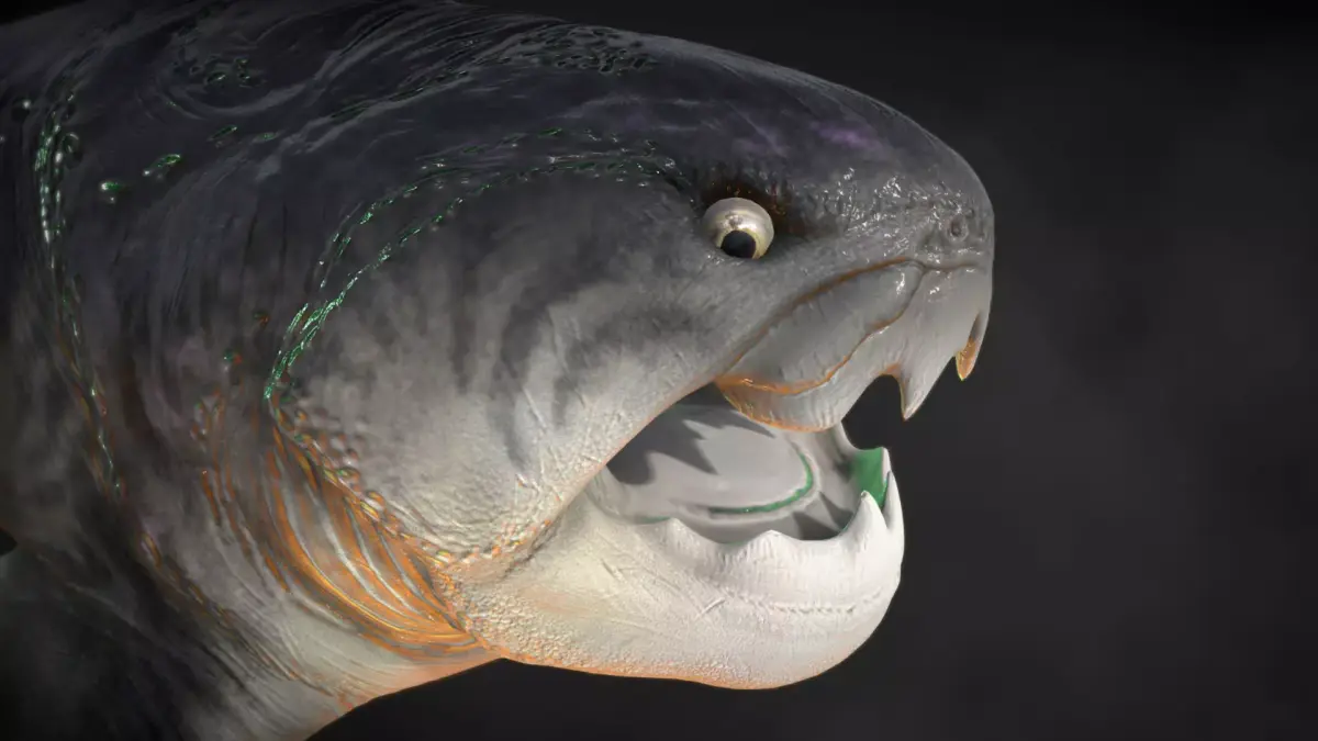 Dunkleosteus paleo accurate Low-poly 3D model