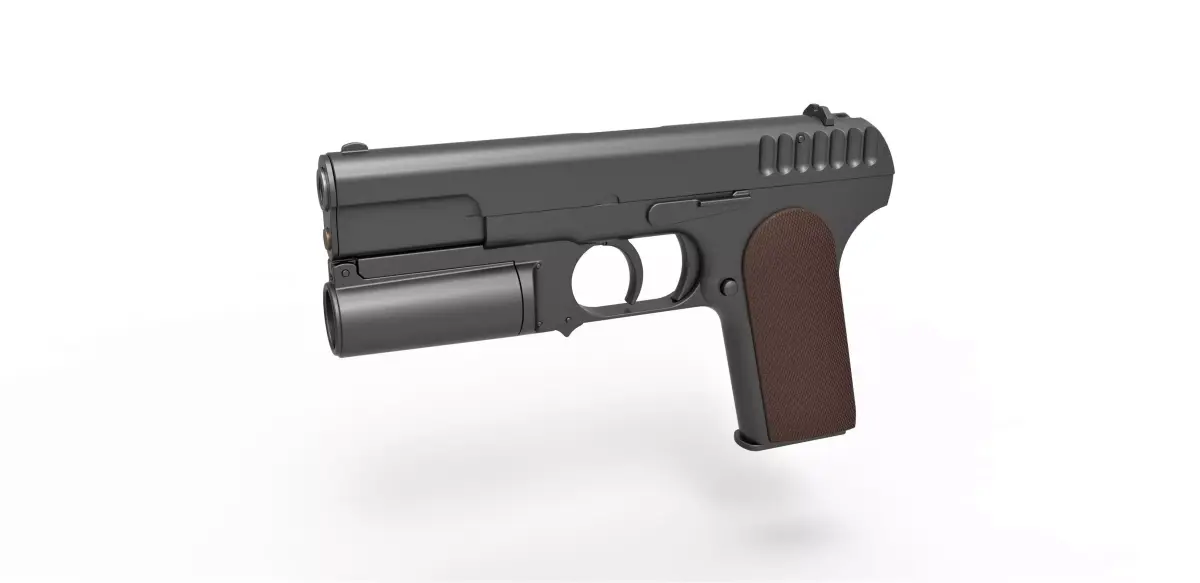 Standard issue pistol of Kingsman agents 3D model