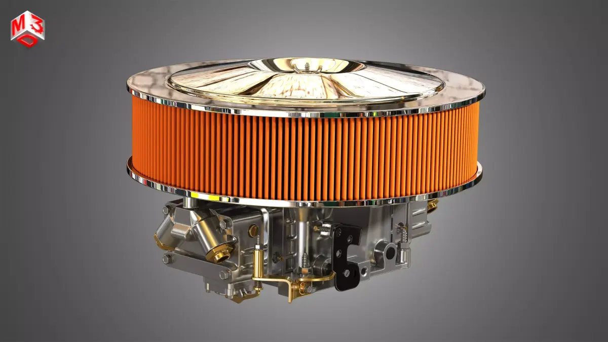 Holley Dominator Carburetor 3D model