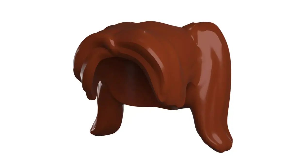 Custom3Dprint Minifigure Accessory - Minifigure Hair S2 - 048 3D print model