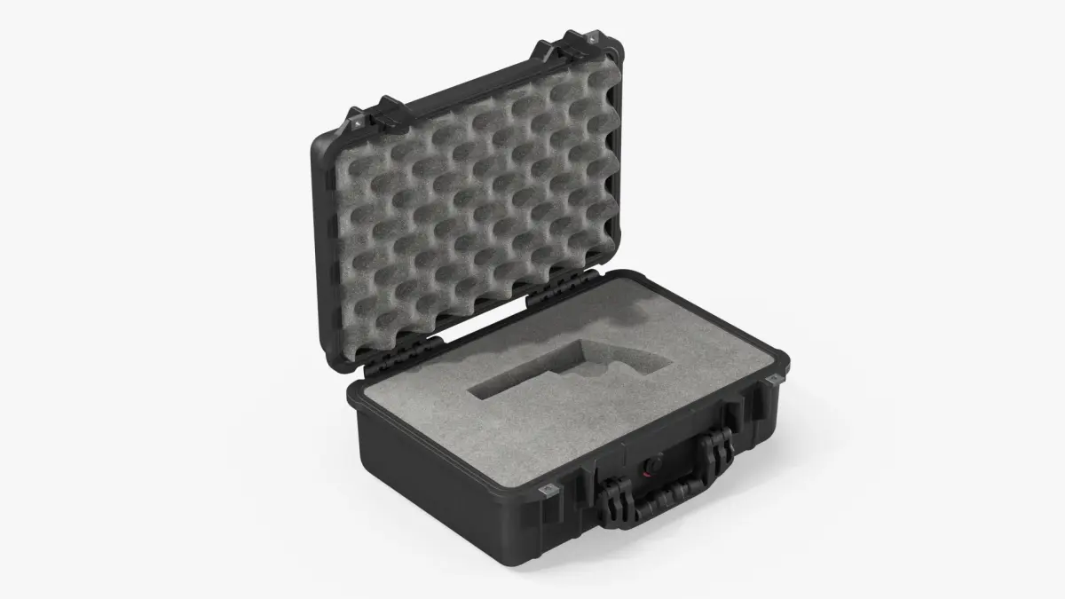 Pelican Firearm Storage Box with Lock 3D model
