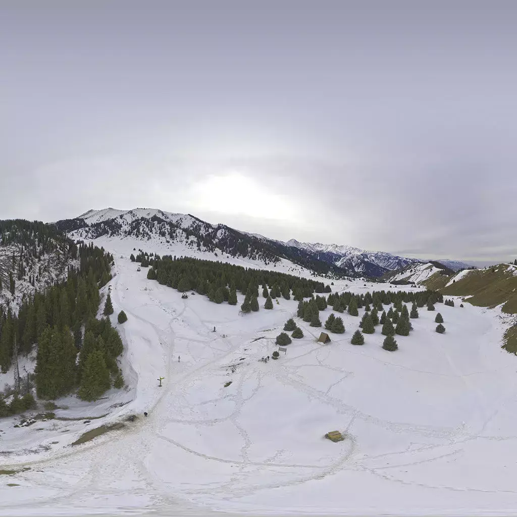 HDR - Kok Zhailau Winter 3D model