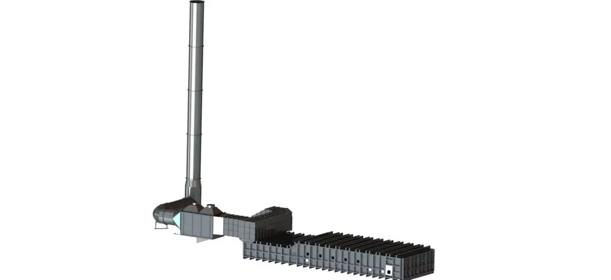 50 ton rolling mill oven 6000 mm width 3D model