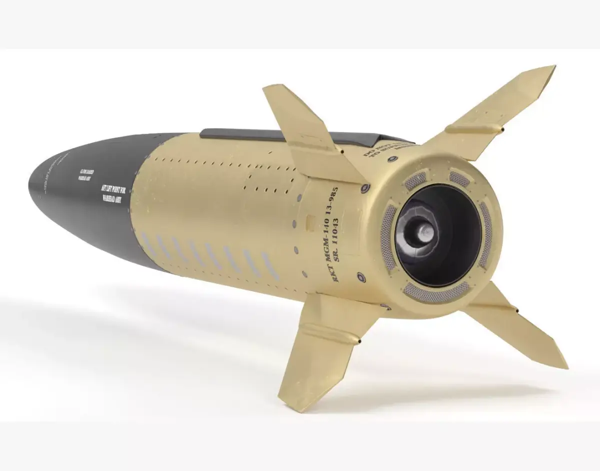 Lockheed Martin Mgm 140 Atacms 2 Tactical Missile 3D model