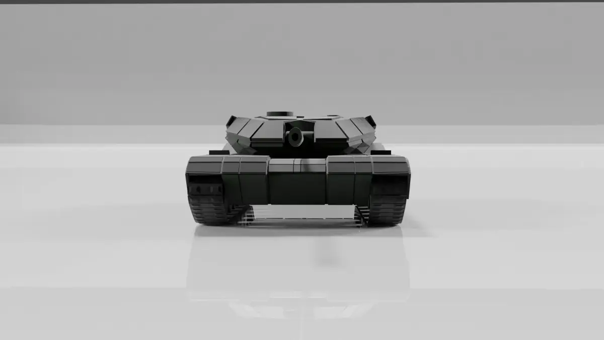 tank b20m Low-poly 3D model