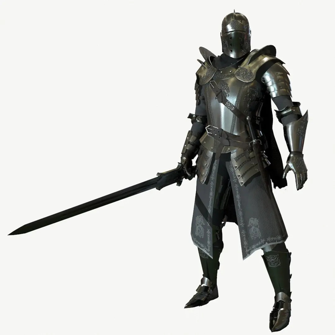 Knight 3D model 4