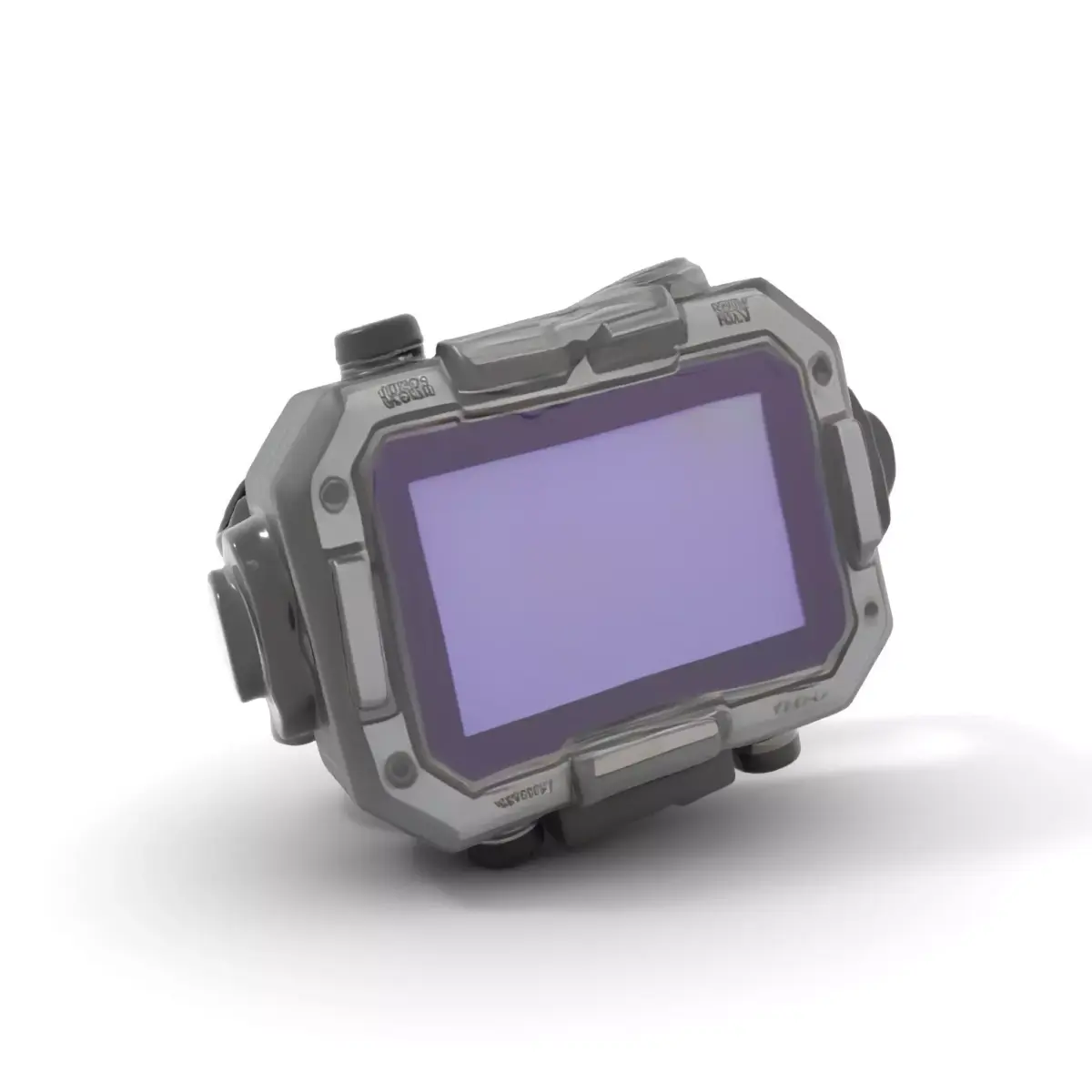 Rugged Professional Camera Model Pack with Protective Casing Low-poly 3D model