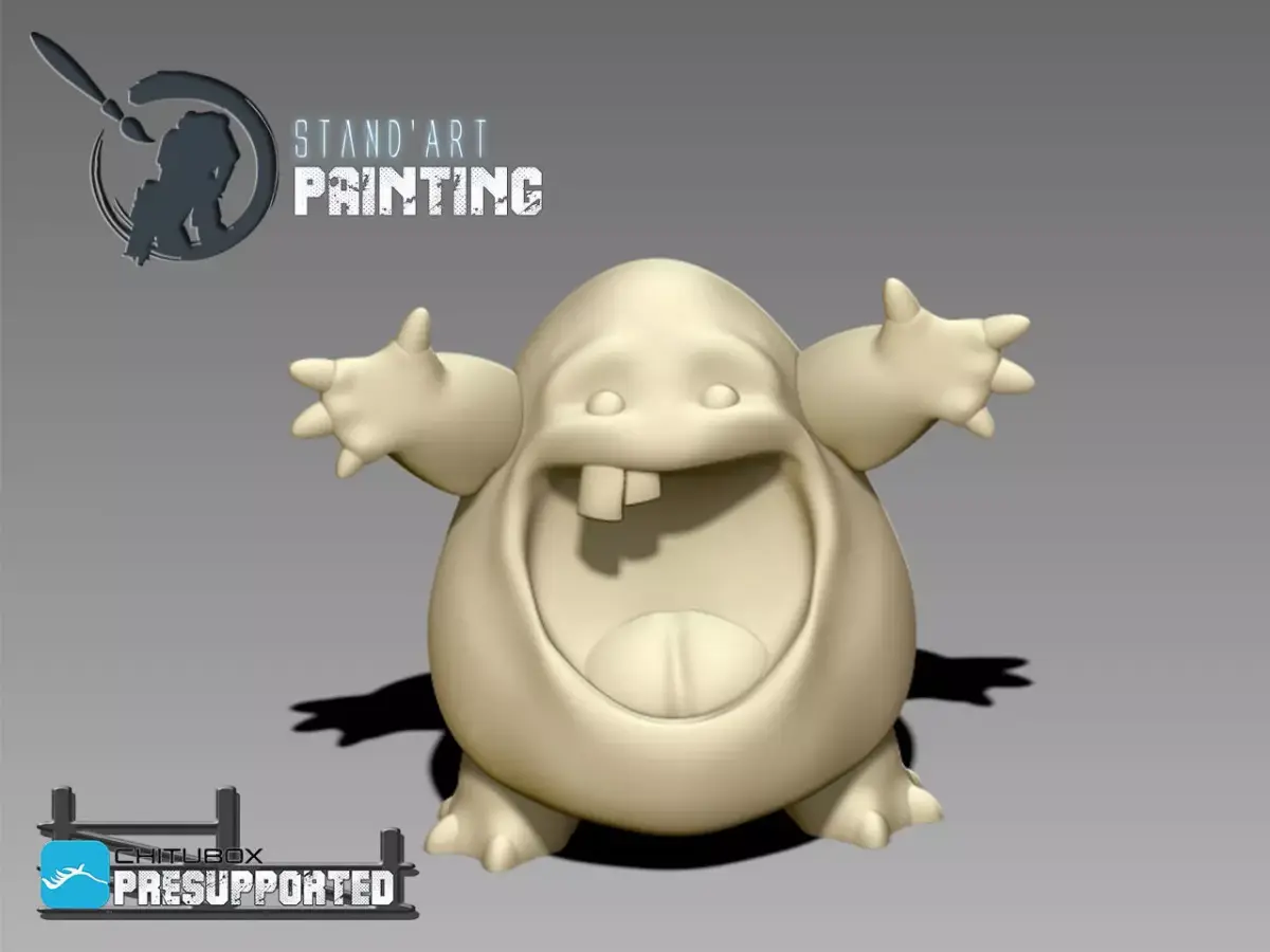 Happy Monster Free 3D model