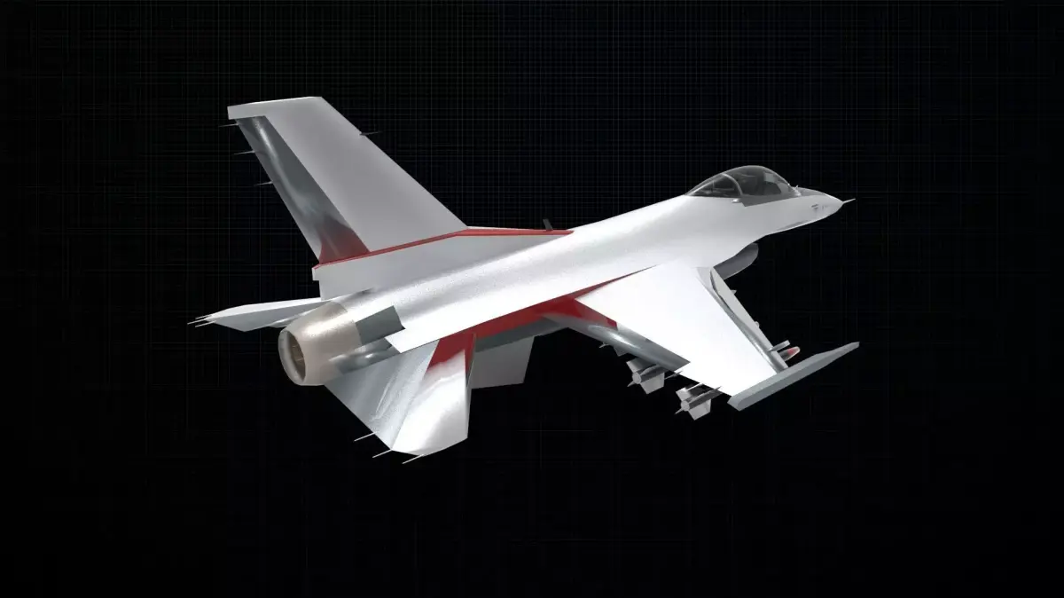 Mitsubishi F-2 1 3D model