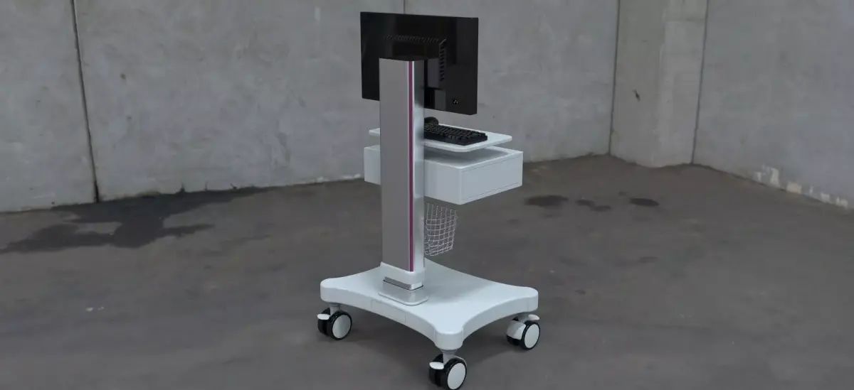 Hospital Medicinal Cart 3D model