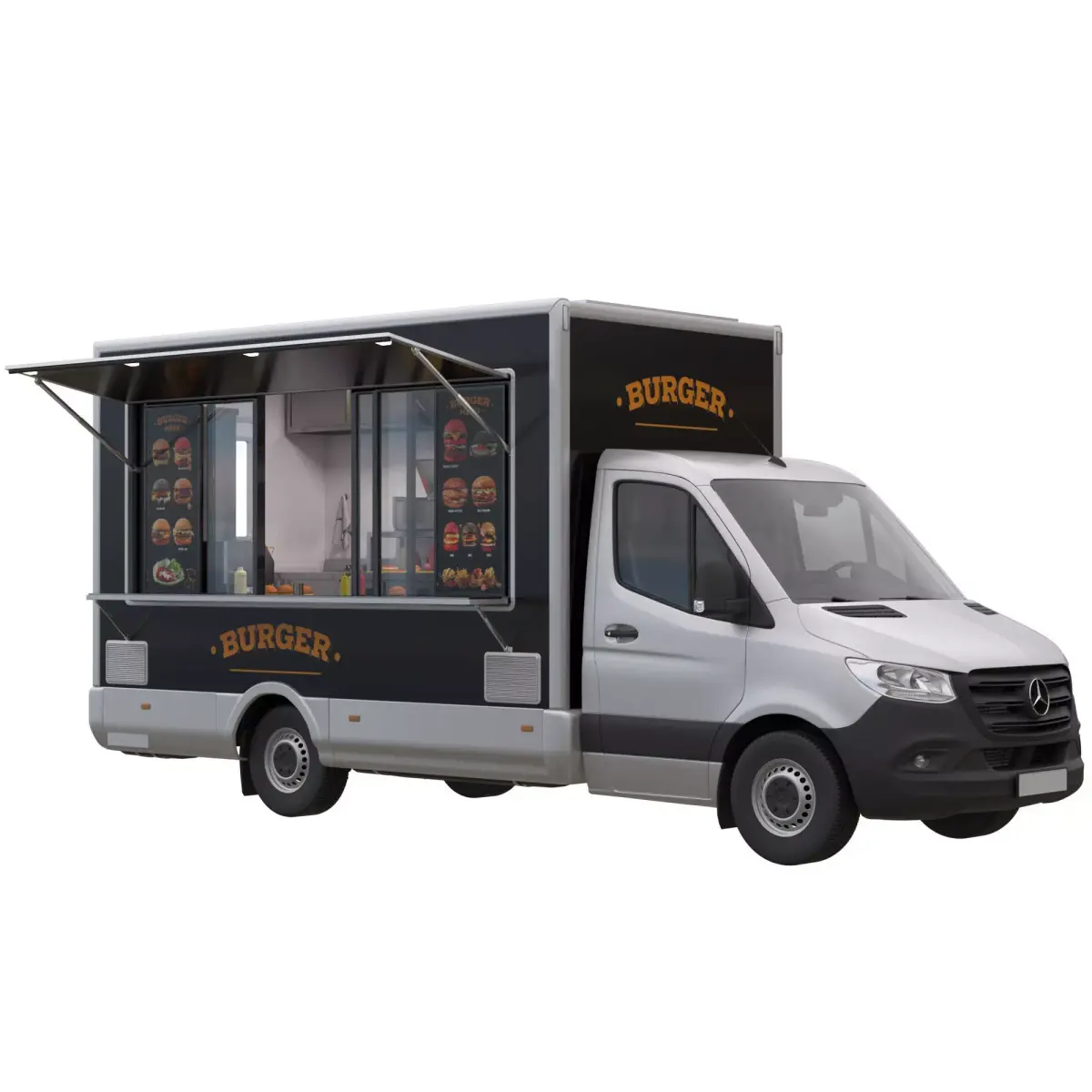 Sprinter Food Truck 3D model