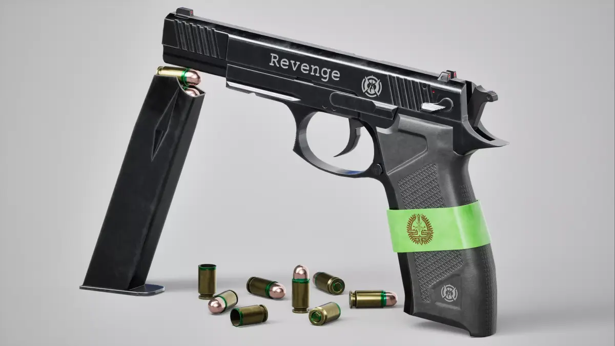 Revenge Low-poly 3D model