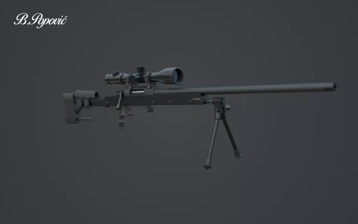 Zastava M07 3D model
