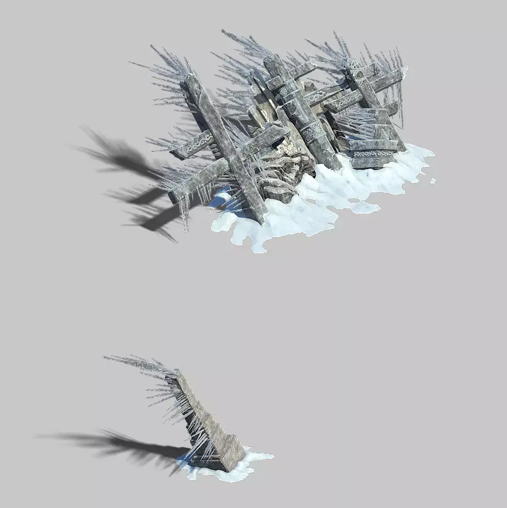 Public Map-Big Stone Stele-Extreme Cold 32 3D model