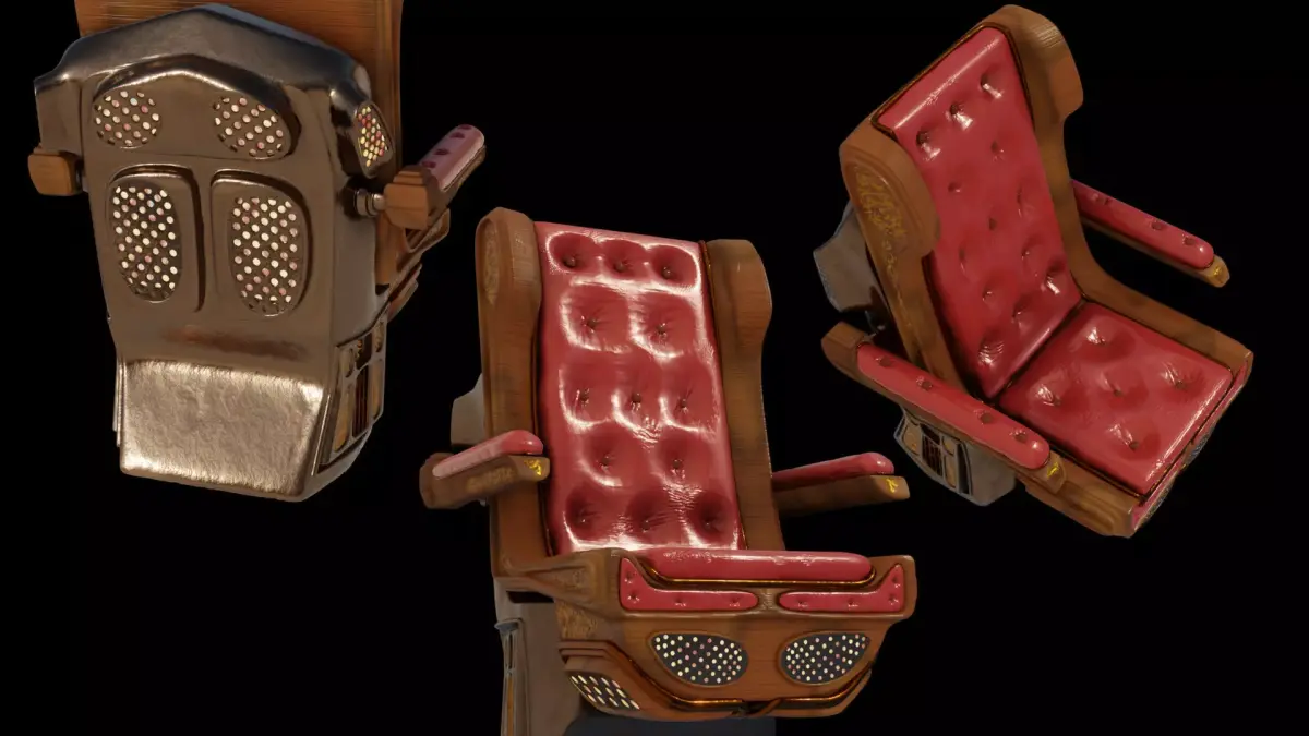Train Seat  Free 3D model