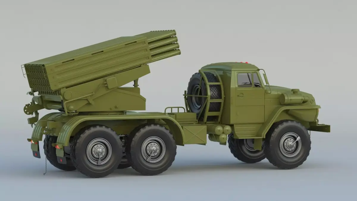 BM 21 Grad 3D model