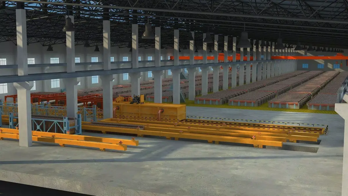 Electrolysis Plant 3D model