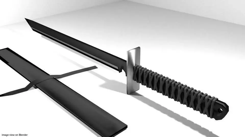 Sword - Ninja 3D model