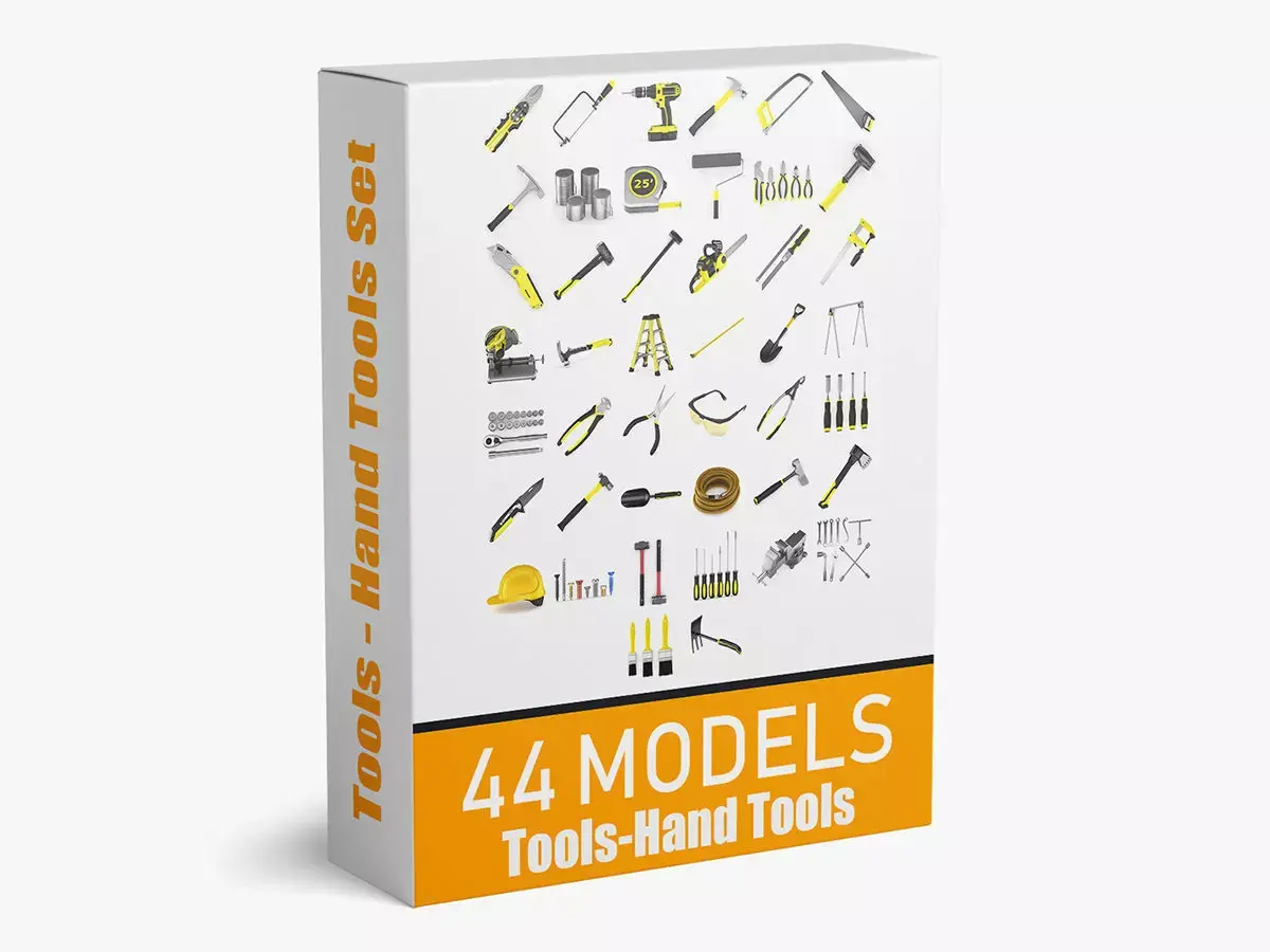 44 Models Machine Tools and Hand Tools Collection 3D model