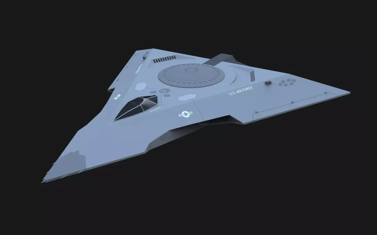 TR-3B Black Manta - OMSX 3D model