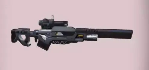  Futuristic Sci-Fi Gun 3D Model Low-poly 3D model