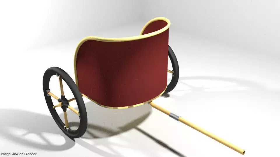 Chariot - Egyptian 3D model