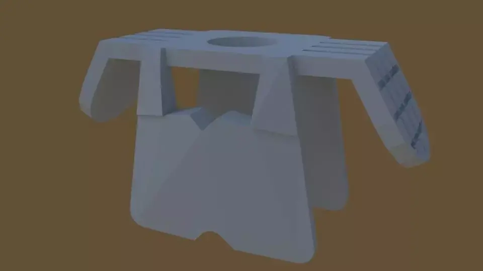 lego samurai armor Free 3D model