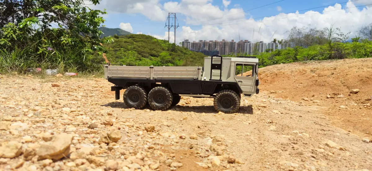 Crawler Cat 1 6x6 Sideboard Flatbed - 1-10 RC body attachment 3D print model