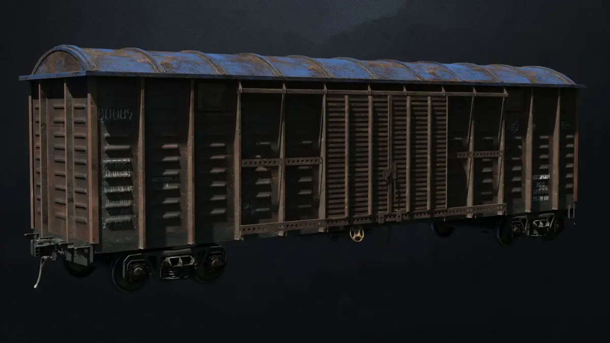 OLD WAGON PBR 3D model