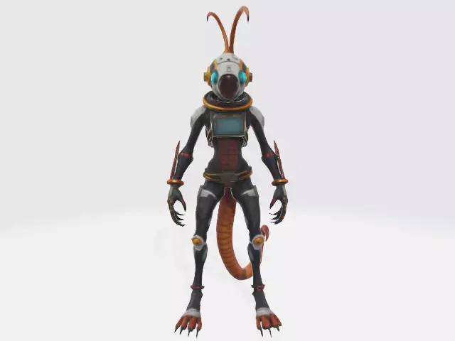 Alien 3D model 23