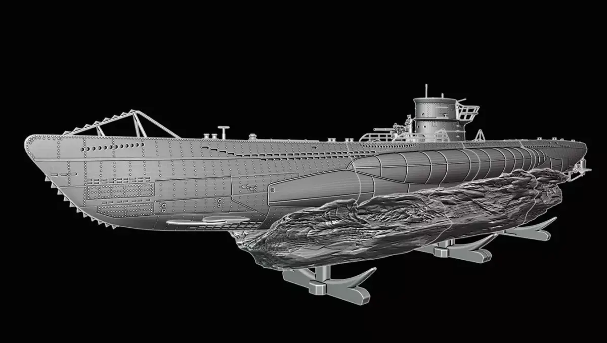 Submarine U Boot Typ VIIC 3D print model