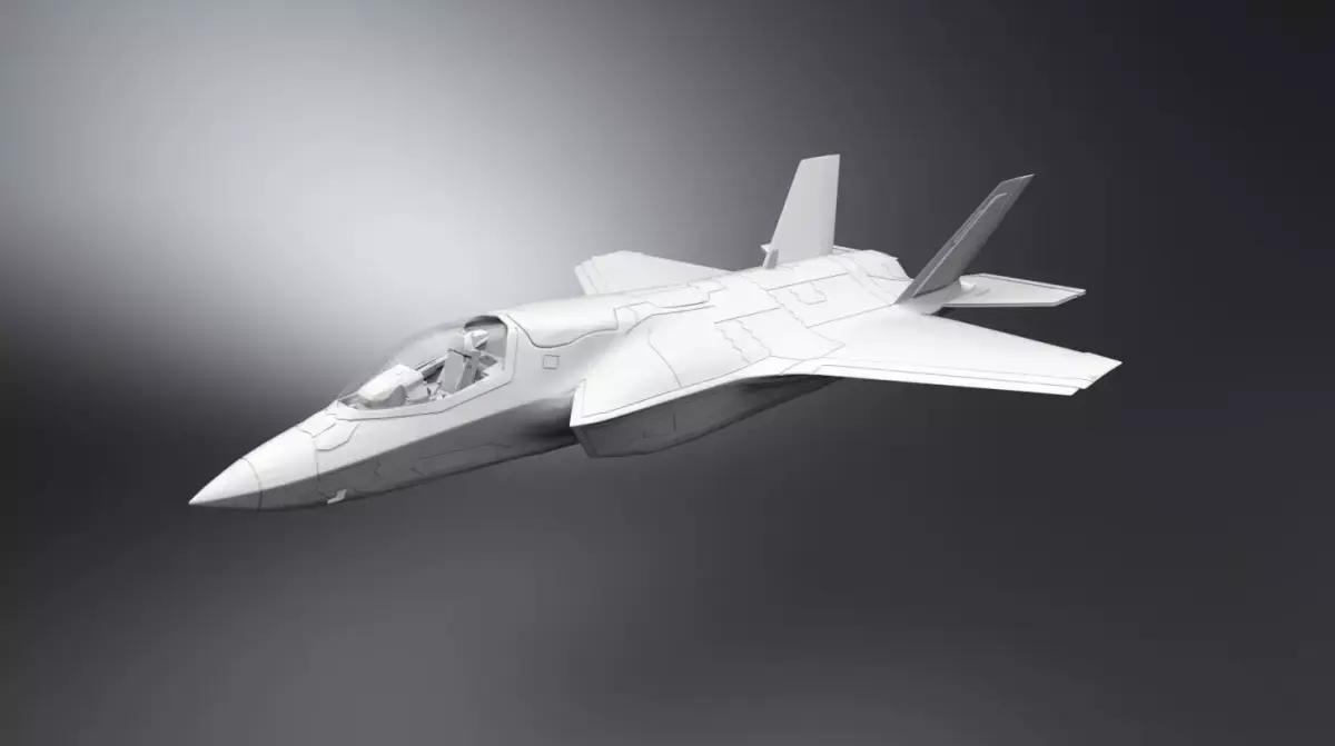 F35B Lightning II scale model 3D print model
