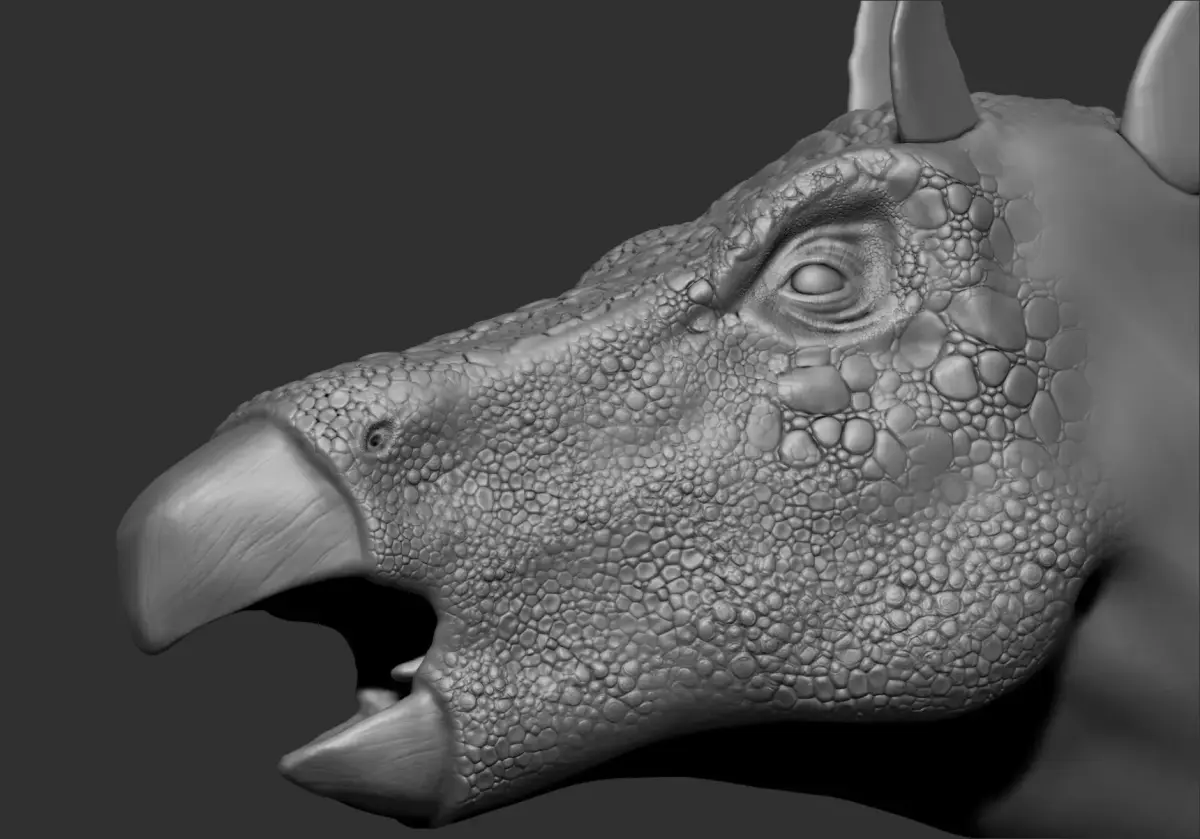 Dinosaur Stegosaurus Sculpt Project 3D model